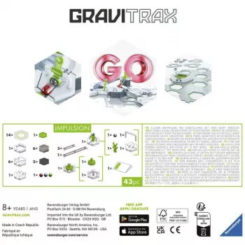 Ravensburger GraviTrax GO Impulsion knikkerbaan uitbreidingsset (25 onderdelen)