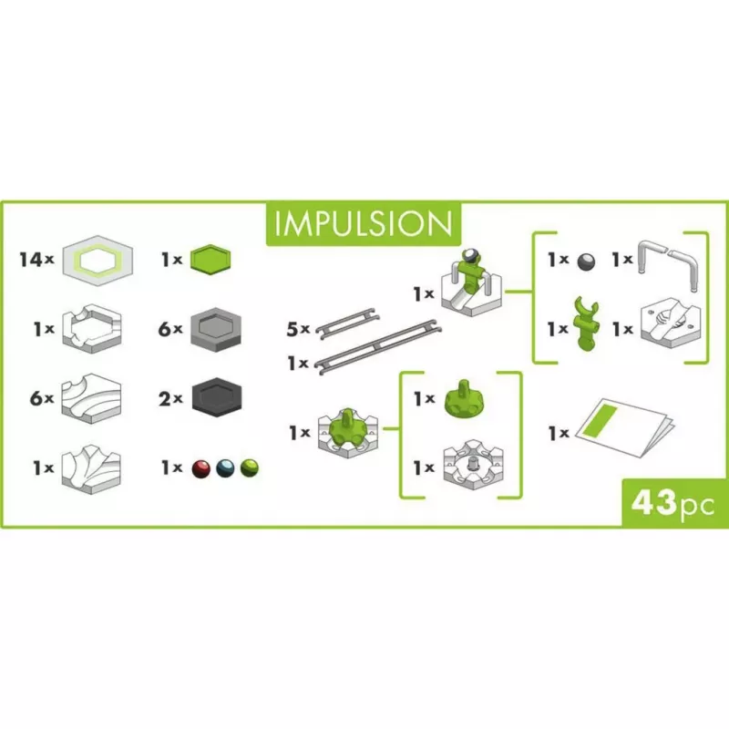 Ravensburger GraviTrax GO Impulsion knikkerbaan uitbreidingsset (25 onderdelen)