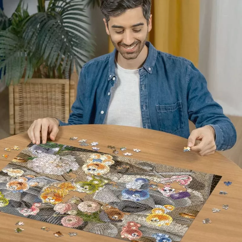RAVENSBURGER Puzzel Gelini dekken de tafel (1000 stukjes)