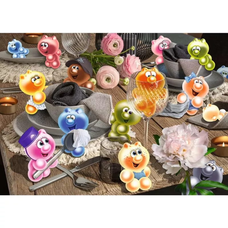 RAVENSBURGER Puzzel Gelini dekken de tafel (1000 stukjes)