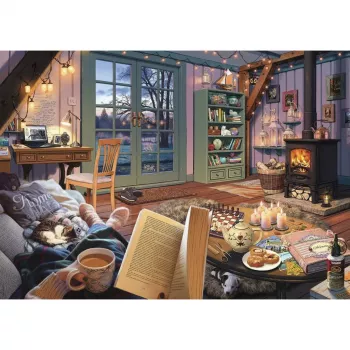 RAVENSBURGER puzzel My Haven Cozy Garden Shed (1000 stukjes)