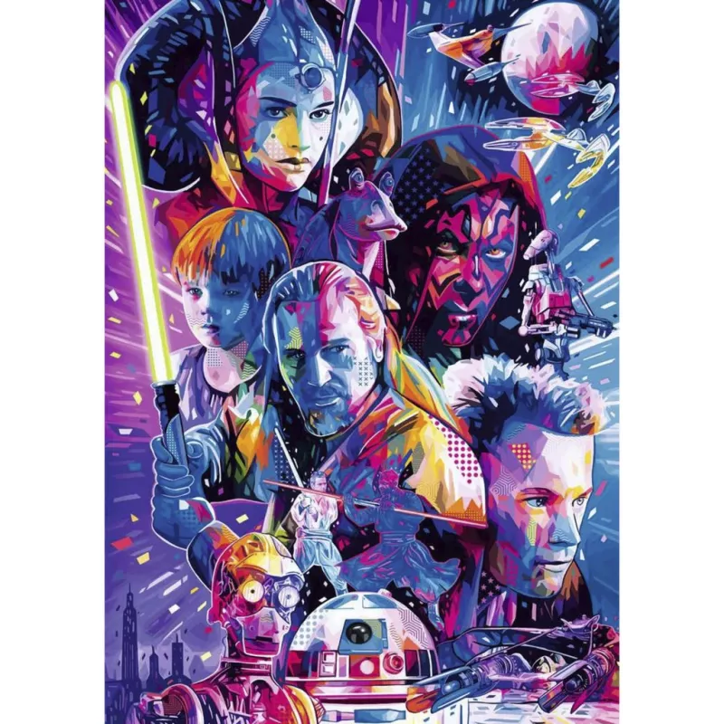 Ravensburger Puzzel Star Wars Hyperspace Collection: The Phantom Menace (500 stukjes, grote stukjes)