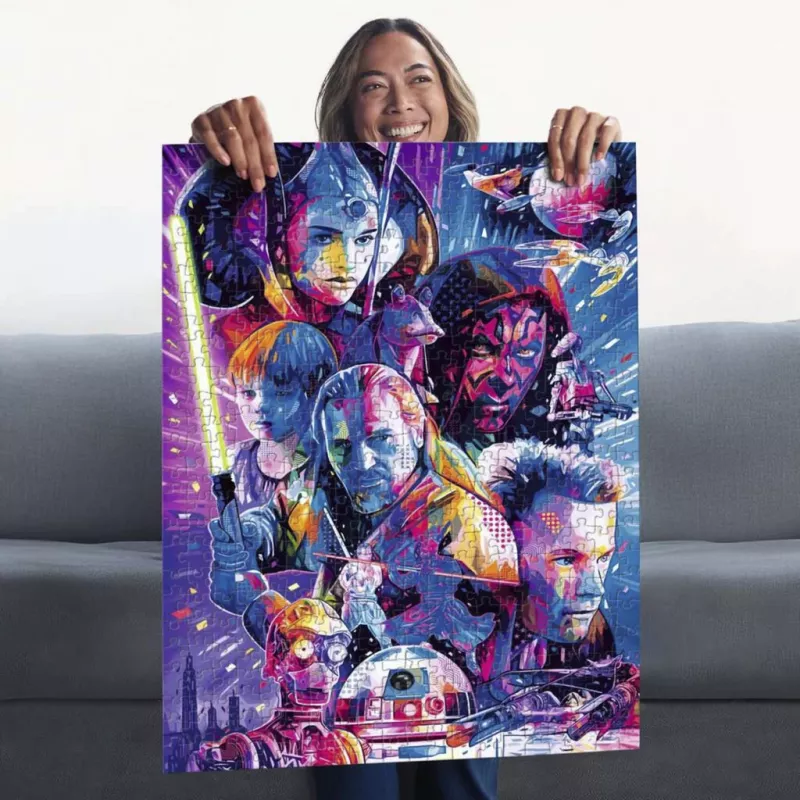 Ravensburger Puzzel Star Wars Hyperspace Collection: The Phantom Menace (500 stukjes, grote stukjes)