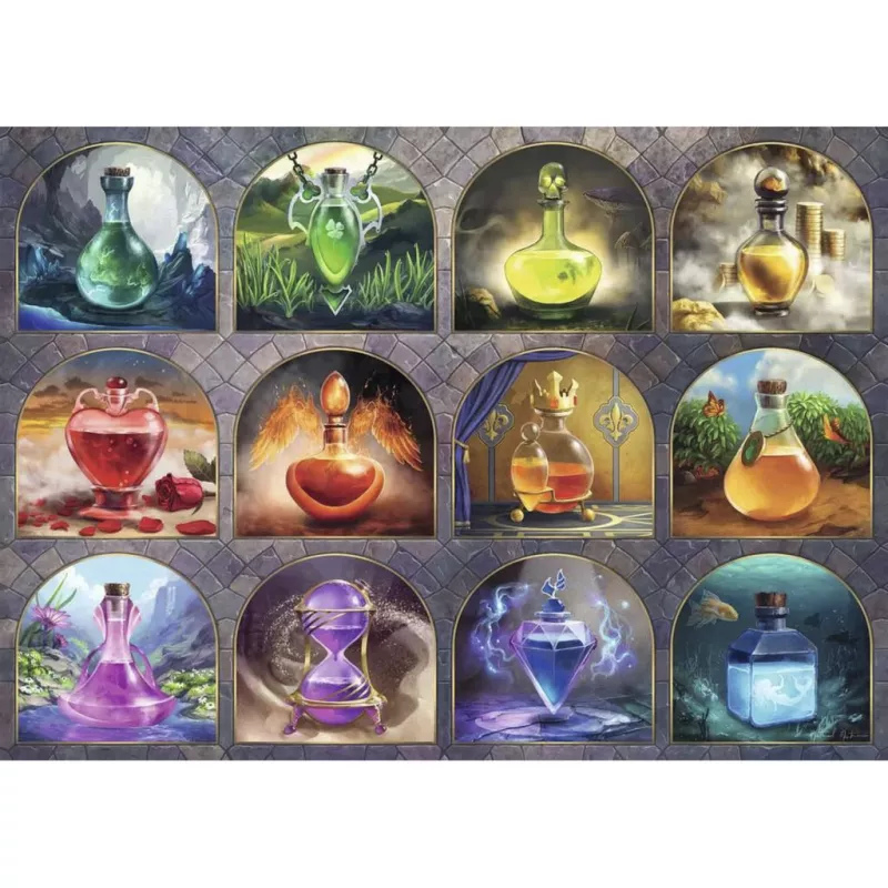 Ravensburger Puzzel Zaubertränke (1000 stukjes) - Fantasy Magic Potions legpuzzel