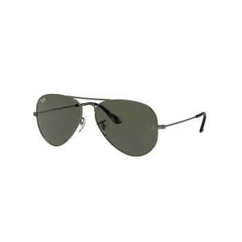Ray-Ban Aviator Classic zonnebril RB3025 55/14/135 mm goud/groen