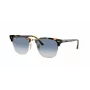 Ray-Ban Clubmaster RB3016 zonnebril transparant grijs blauw verloop 51mm