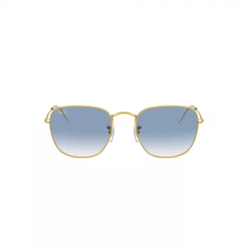Ray-Ban Frank Metal zonnebril RB385791963F5 goud lichtblauw verloop 51mm