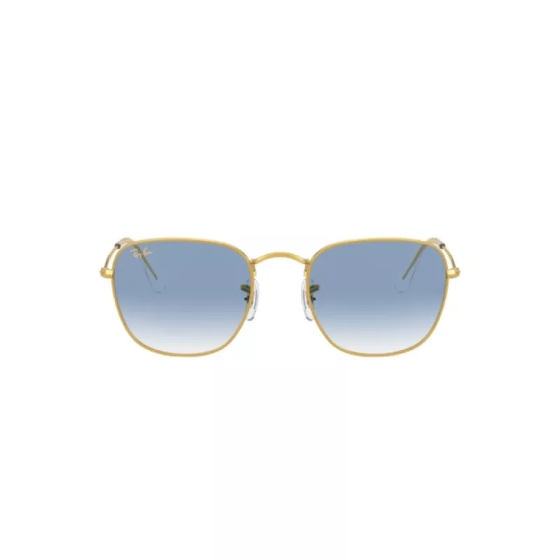 Ray-Ban Frank Metal zonnebril RB385791963F5 goud lichtblauw verloop 51mm
