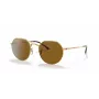 Ray-Ban Frank RB3565 unisex zonnebril 53/20/145 mm goud bruin