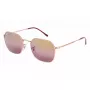 Ray-Ban Frank RB3694 zonnebril dames shiny gold dark green 53mm
