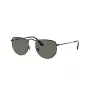 Ray-Ban Frank RB3958 zonnebril unisex 50/20/145 mm zwart montuur groene gepolariseerde glazen