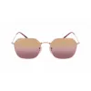 Ray-Ban Hawkeye RB3694 zonnebril dames Shiny Black Dark Grey Gradient 53mm