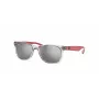 Ray-Ban Junior RJ9052S70636G kinderzonnebril transparant blauw lichtblauw gradient 48 mm