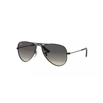 Ray-Ban Junior RJ9506S220115 zonnebril, mat zwart, grijs verloop glazen, 50/13/120 mm