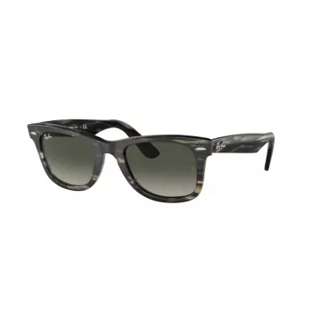 Ray-Ban Original Wayfarer Classic zonnebril RB2140-136071 transparant grijs montuur grijs gradient glas 55/18/145 mm