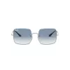 Ray-Ban RB1971-91493F Square 1971 Classic zonnebril goud lichtblauw verloop 54mm