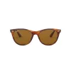 Ray-Ban RB2185 Wayfarer II zonnebril gestreept havana bruin verloop 52mm