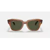 Ray-Ban RB2186 State Street zonnebril Havana bruin verloop 49mm