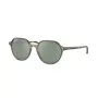 Ray-Ban RB2195 Hawkeye Zonnebril Transparant Grijs Lichtblauw/Paars Verloop 51mm