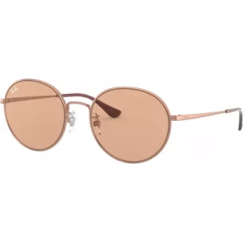 Ray-Ban RB3612 Marshal II hexagonale zonnebril goud/bruin verloop 56mm
