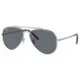Ray-Ban RB3625003R562 New Aviator zonnebril unisex goud metaal grijs verloop 62mm