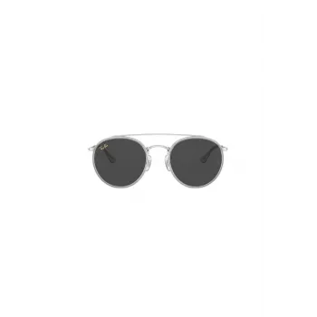 Ray-Ban RB3647N 9211B1 unisex ronde zonnebril goud montuur blauw verloopglas 51mm