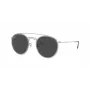Ray-Ban RB3647N 9211B1 unisex ronde zonnebril goud montuur blauw verloopglas 51mm