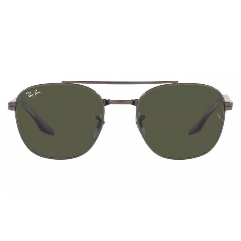 Ray-Ban RB3688 zonnebril gunmetal groen G-15 57mm