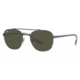 Ray-Ban RB3688 zonnebril gunmetal groen G-15 57mm