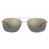 Ray-Ban RB3701003J059 heren zonnebril goud metaal montuur groen/blauw verloopglas 59mm