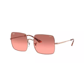 Ray-Ban Square 1971 RB1971 zonnebril goud donkergrijs 54mm unisex