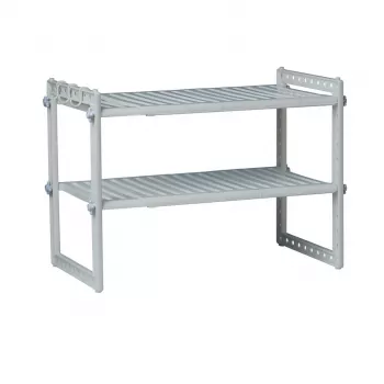 RAYEN 6018 uitschuifbaar gootsteen-opbergvak grijs 320-570 mm
