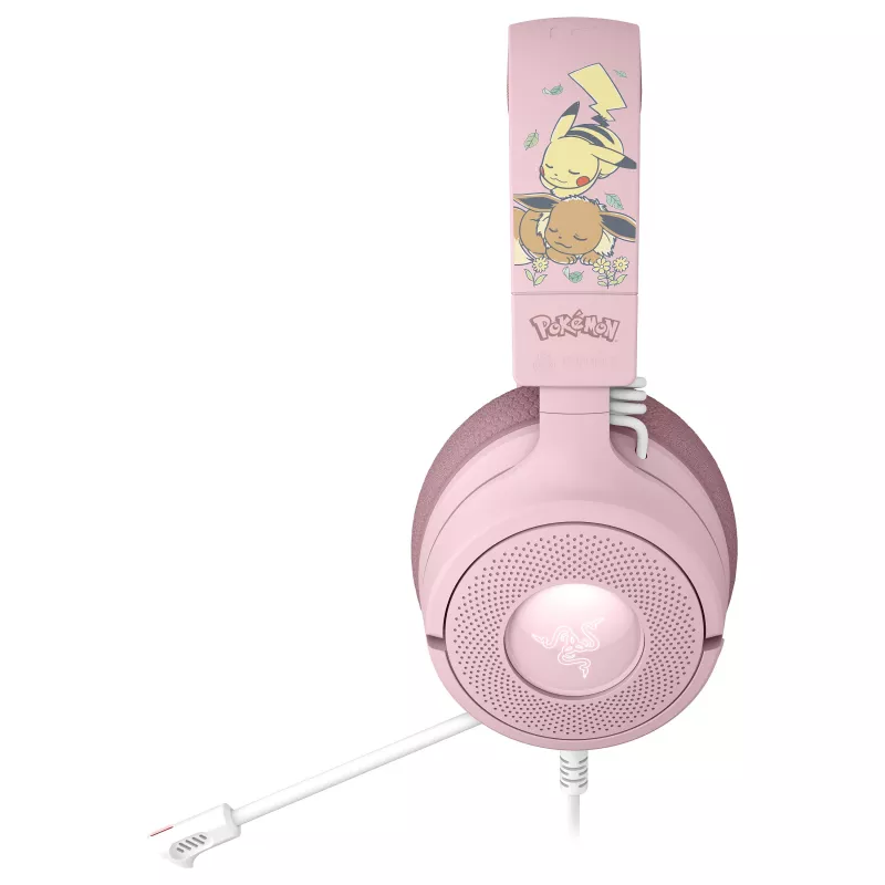Razer Kraken V4 X Pokemon Pikachu & Eevee Edition Bedrade gaming headset, USB-C, 40 mm