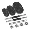REBEL ACTIVE verstelbare dumbbells in koffer 20 kg met stang
