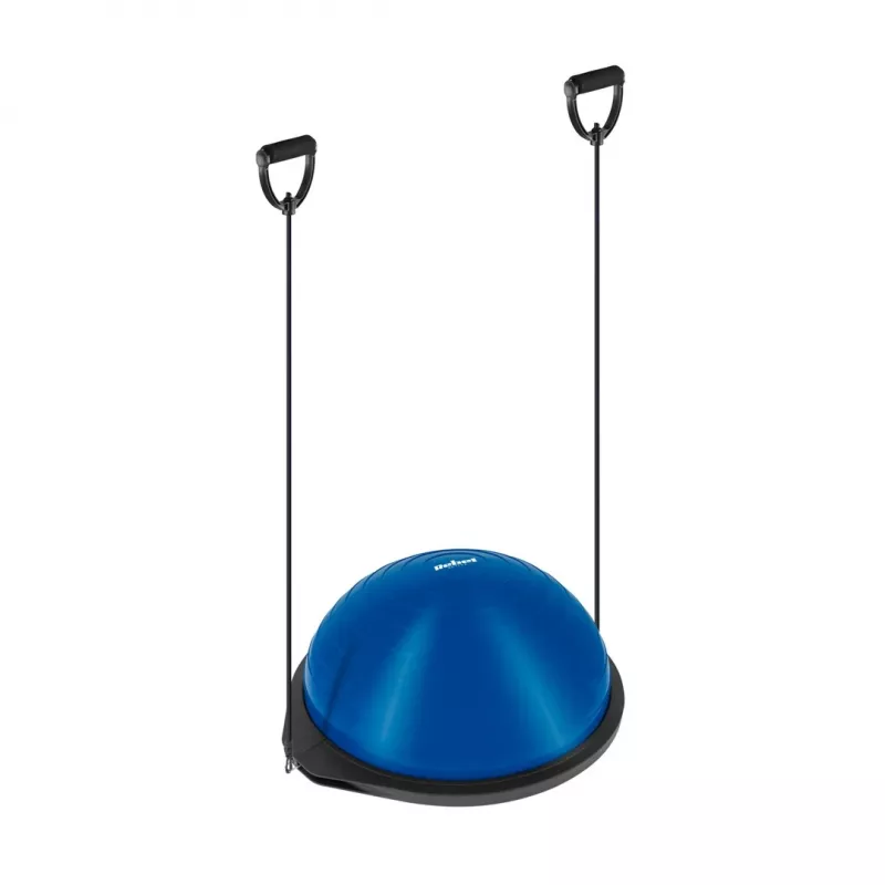REBEL ACTIVE balance trainer half-bal 46 cm met pomp - blauw/zwart