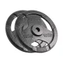 REBEL ACTIVE gietijzeren gewichtenset 2x10kg, boring 31mm, schijven met handgrepen, zwart