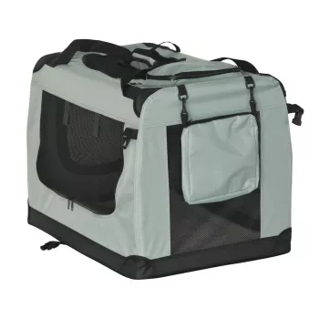 REBEL ANIMALS opvouwbare transporttas XL 82x58x58 cm grijs
