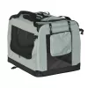 REBEL ANIMALS Transporter opvouwbare transporttas XXL 90x61x65 cm grijs