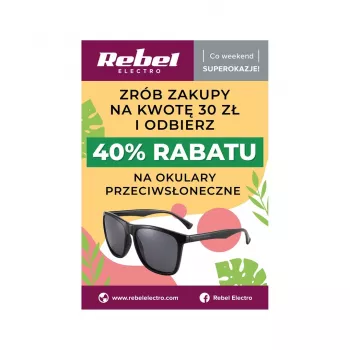 Rebel Electro promotieposter – brillen promotie A2