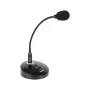 REBEL MH-805 flexibele nek microfoon 40cm zwart omnidirectionele condensator desktop microfoon met 3,5-mm jack