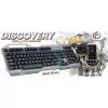 Rebeltec universeel gamingtoetsenbord Discovery Metal Grey
