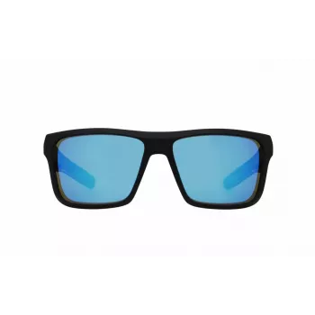 Red Bull Spect Kane zonnebril - mat zwart / smoke met Blue Revo Mirror