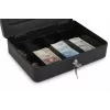 RED EAGLE BOX-300 metalen geldkist met sleutelslot, zwart, staal