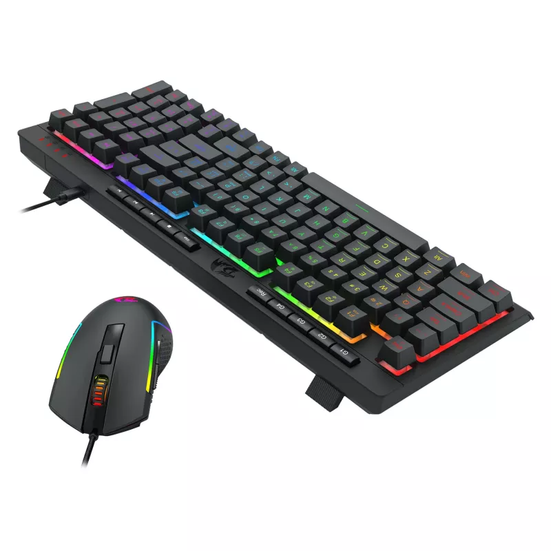 Redragon 4-in-1 gaming-combinatie: RGB-toetsenbord, muis, muismat & headset
