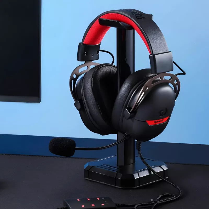 Redragon Aurora over-ear gaming headset, Zwart