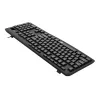 Redragon BK-7366 full-size ergonomisch bedraad membraan kantoortoetsenbord - zwart
