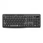 Redragon BK-7367 full-size ergonomisch draadloos membraan-bureautypemachine - zwart