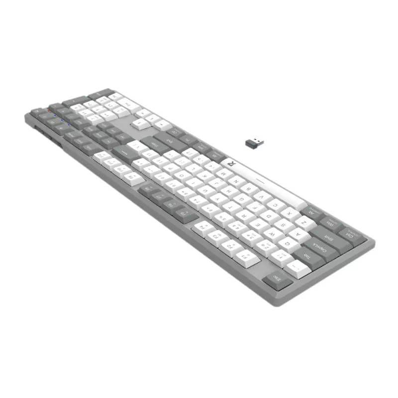 Redragon BK-7485 draadloos kantoortoetsenbord - grijs