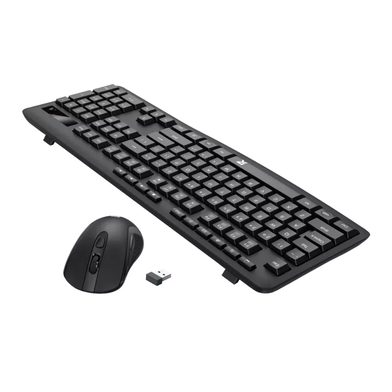 Redragon BS-7367-A Draadloze toetsenbord- en muisset, zwart