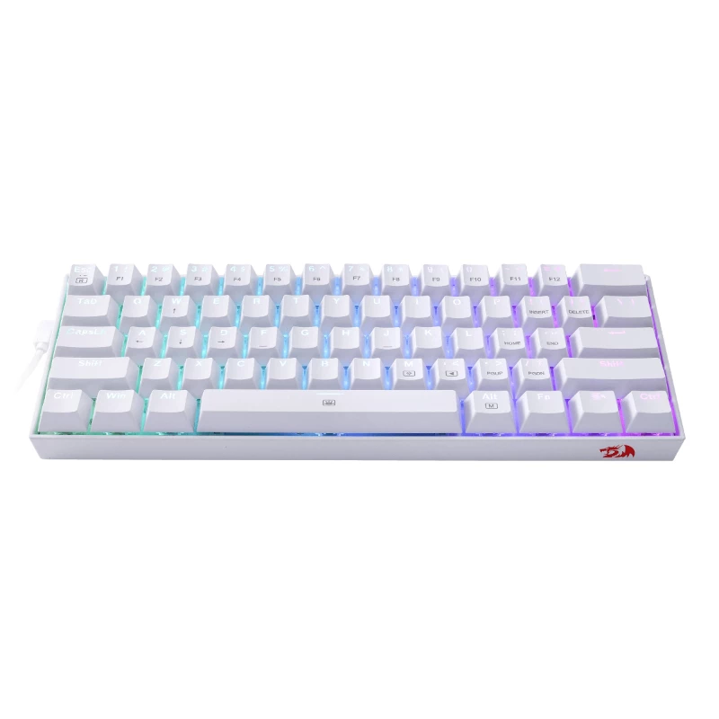 REDRAGON DRAGONBORN bedraad mechanisch toetsenbord RGB 67-toetsen design - wit